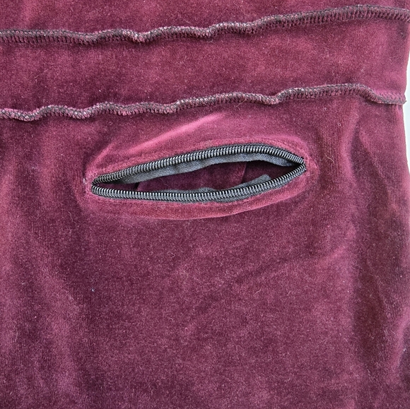 The Collection Royal Velour Zip-Up Hoodie With Wizard Style Hood Burgundy XL - Picture 6 of 10